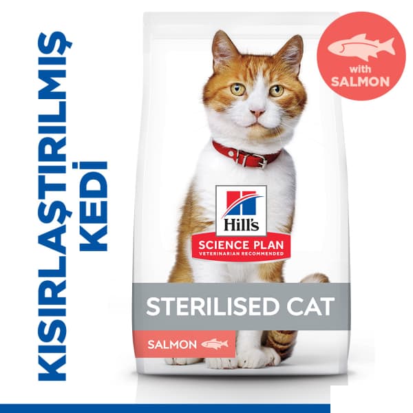 Hill's SCIENCE PLAN Somonlu Kısırlaştırılmış Yetişkin Kedi Maması 3 kg