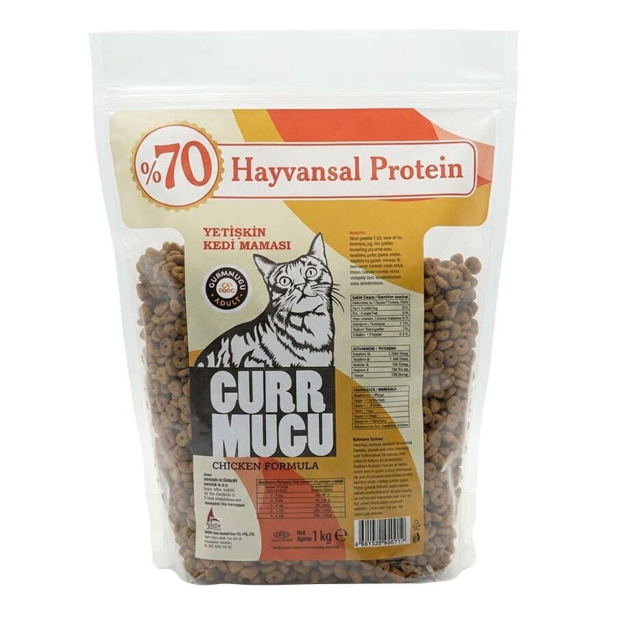 Gurrmugu Tavuklu Kedi Maması 1 Kg