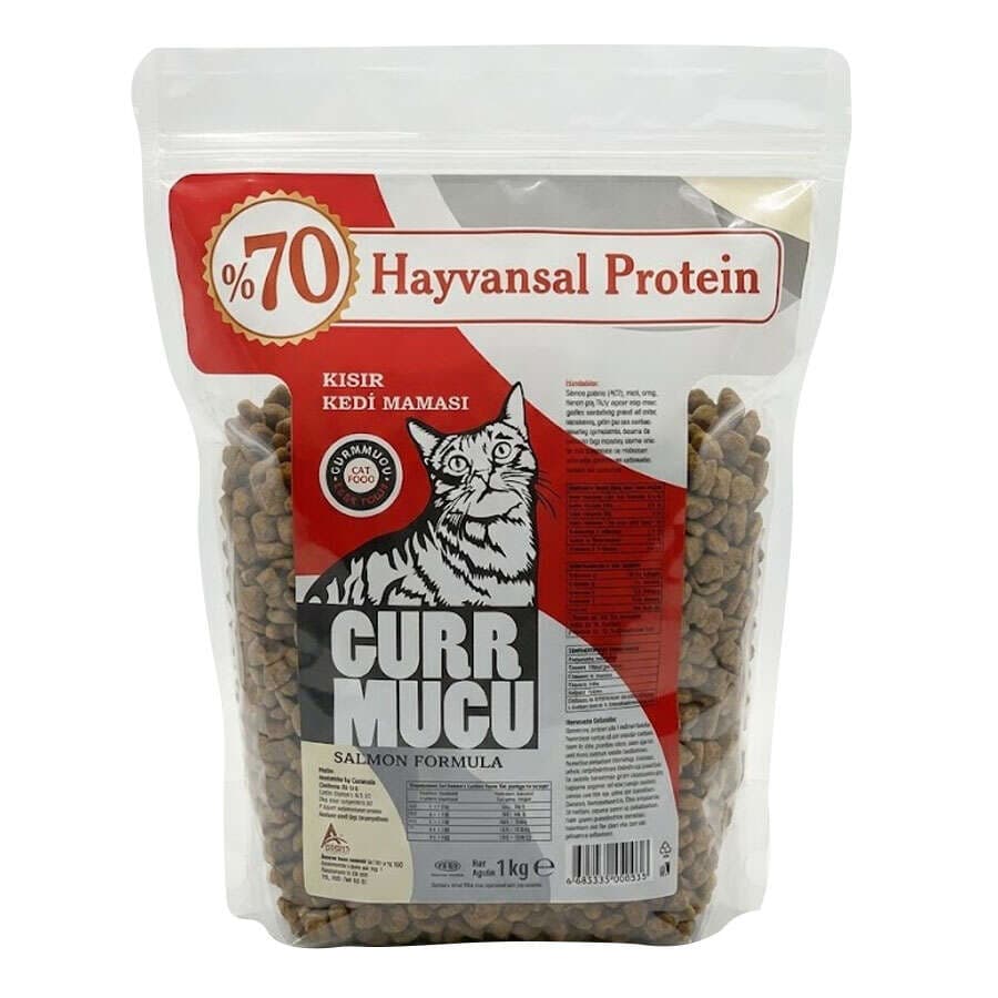 Gurrmugu Somonlu Kısırlaştırılmış Kedi Maması 1 Kg