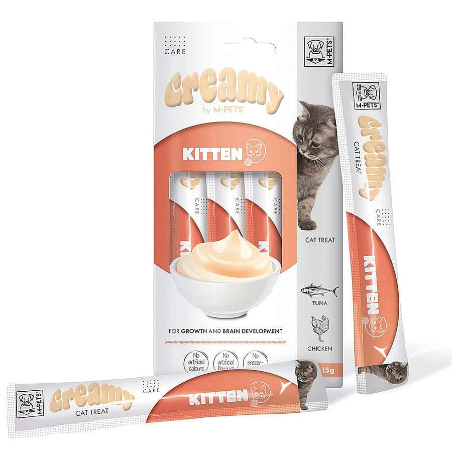 M-Pets Kitten Creamy Yavru Kedi Ödülü 4x15 Gr