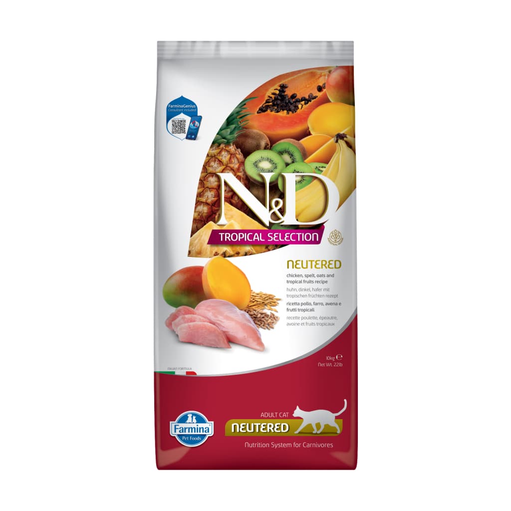 N&D Tropical Selection Tavuklu Kısırlaştırılmış Kedi Maması 10 kg