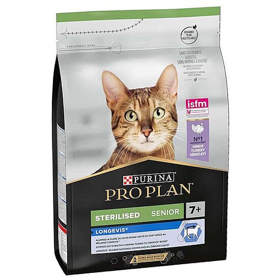 Pro Plan 7+ Kısırlaştırılmış Hindili Kedi Maması 3 Kg