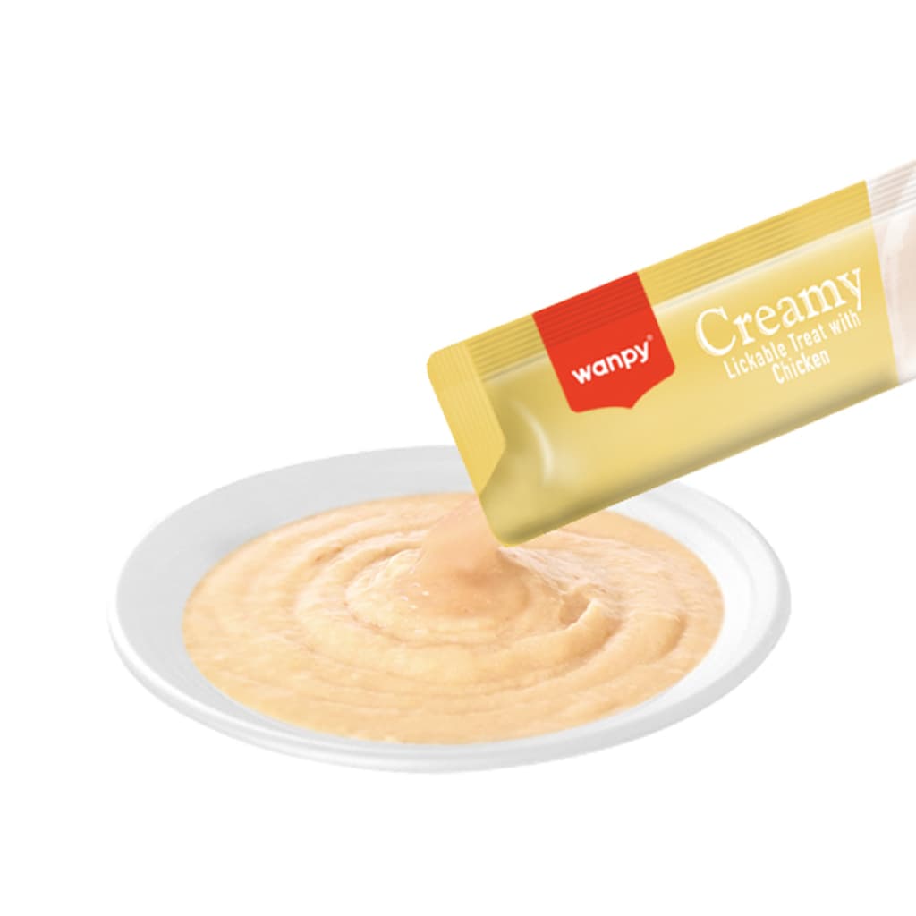 Wanpy Tavuklu Sindirim Sistemi Destekleyici Krema Kedi Ödül Maması 14 gr (5'li)
