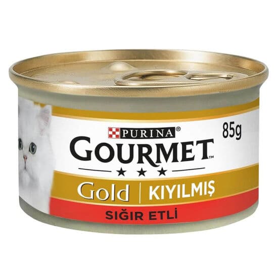 Gourmet Gold Kıyılmış Sığır Etli Kedi Maması 85 Gr