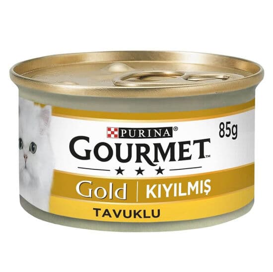 Gourmet Gold Kıyılmış Tavuklu Konserve Kedi Maması 85 Gr x 6 Adet