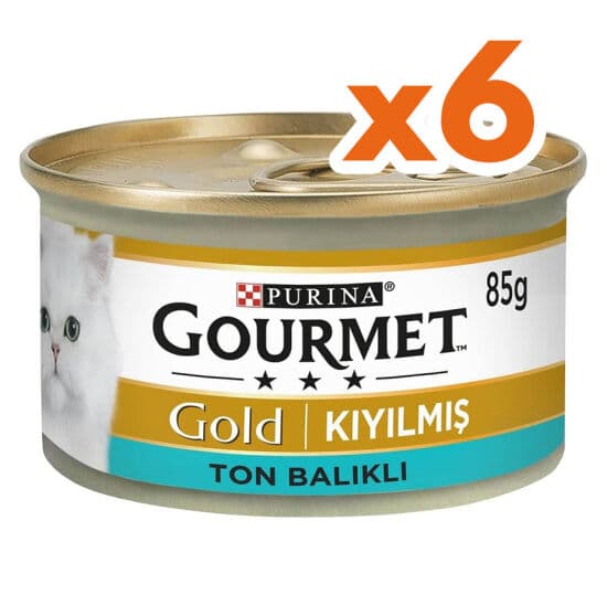 Gourmet Gold Kıyılmış Ton Balıklı Kedi Konservesi 85 Gr x 6 Adet