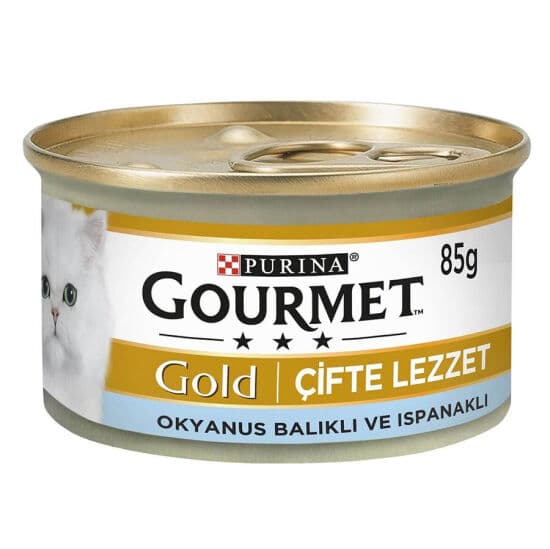 Gourmet Gold Okyanus Balıklı ve Sebzeli Kedi Maması 85 Gr