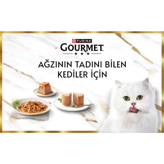 Gourmet Gold Parça Etli Soslu Sığır Etli Kedi Konservesi 85 Gr