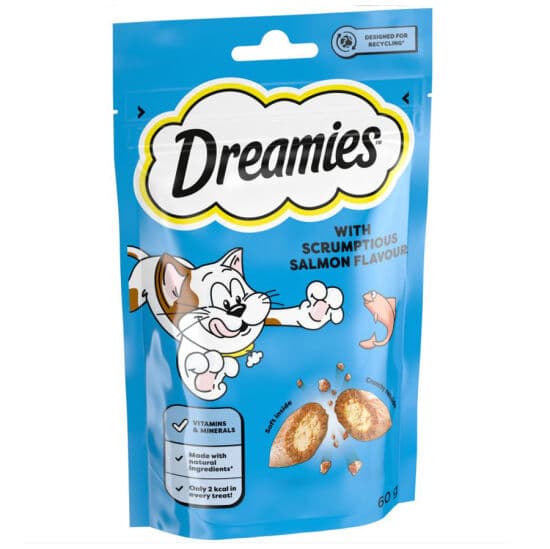 Dreamies With Somonlu Kedi Ödülü 60 Gr