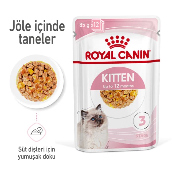 Royal Canin Pouch Kitten Jöle İçinde Yavru Kedi Konservesi 85 gr