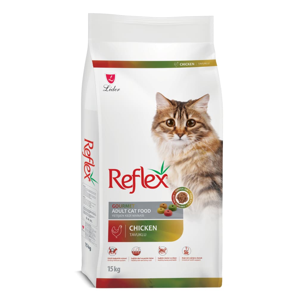 Reflex Multi Color Tavuklu Yetişkin Kedi Maması 15 kg