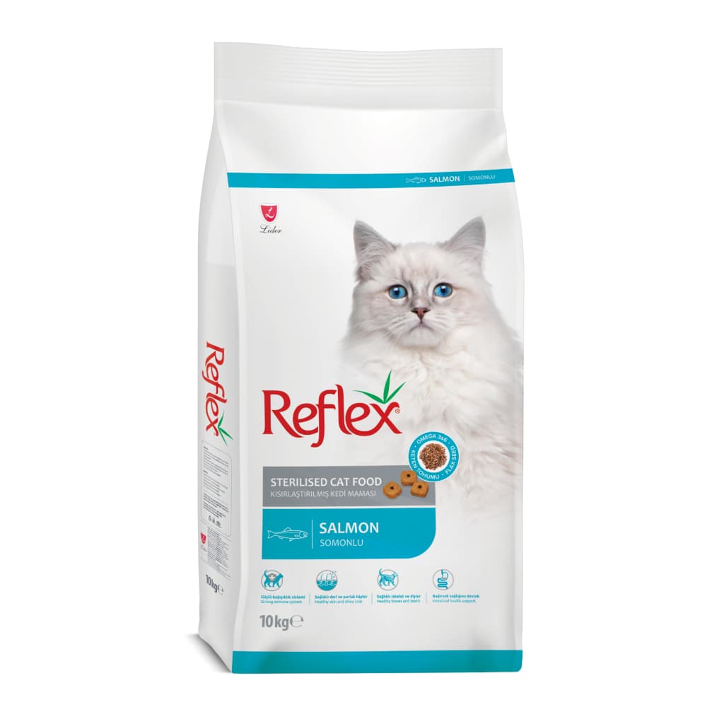 Reflex Somonlu ve Pirinçli Kısırlaştırılmış Kedi Maması 10 kg
